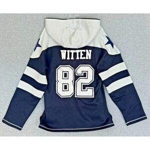 Nike Dallas Cowboys Jason Witten #82 On Field Jersey-Style Hoodie Mens Small